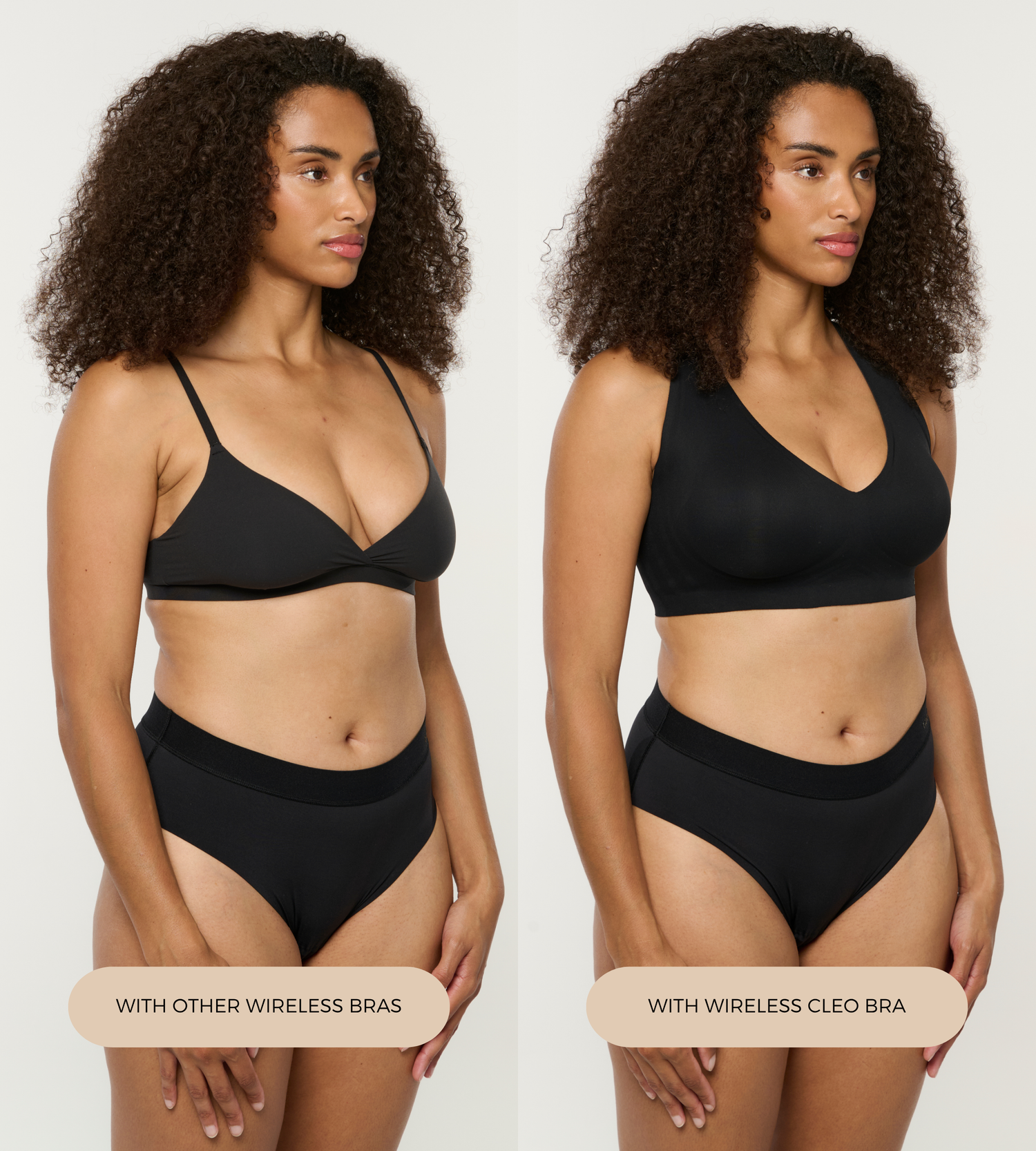 V-plunge Wirefree Bralette Cleo