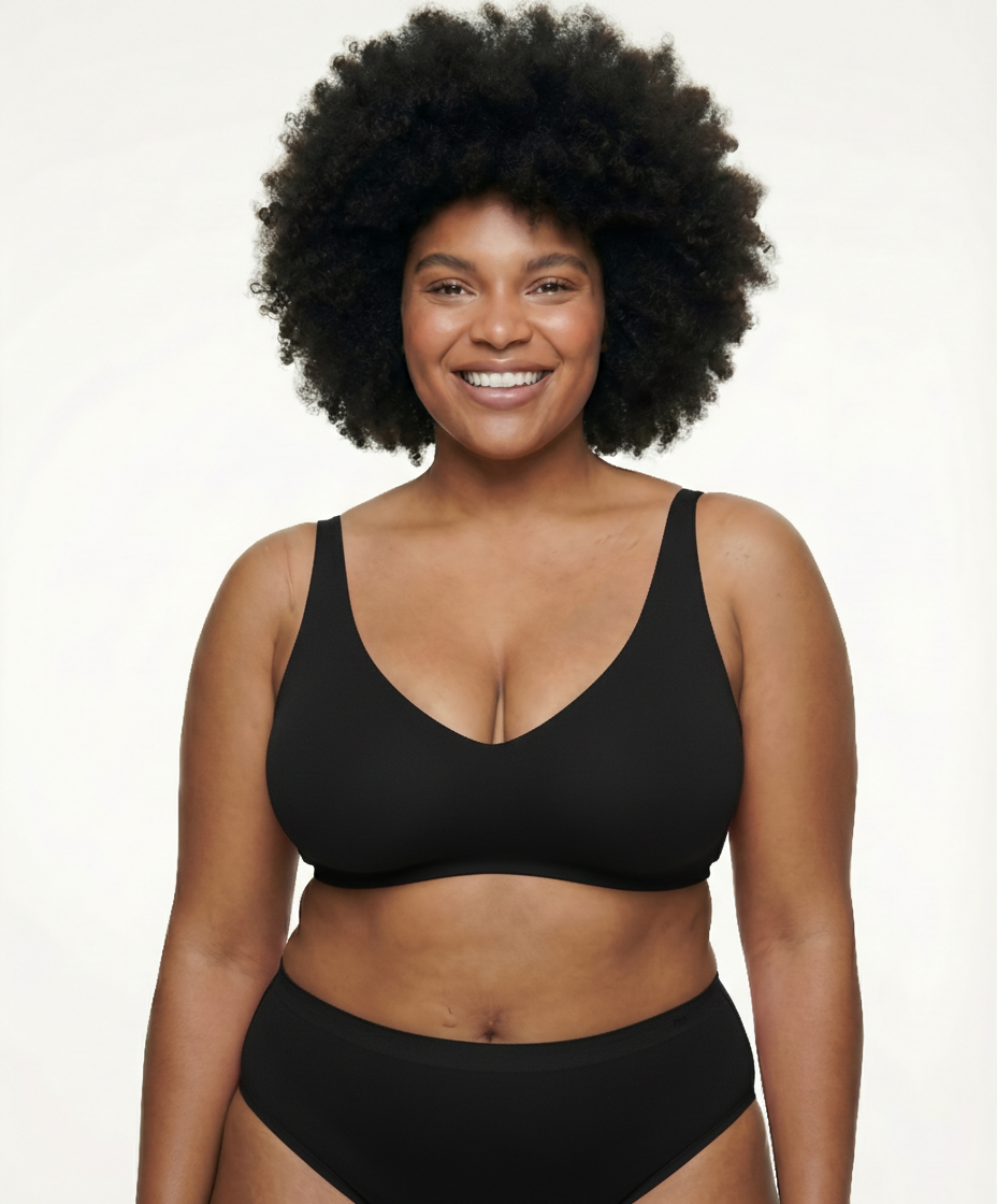 V-plunge Wirefree Bralette Cleo