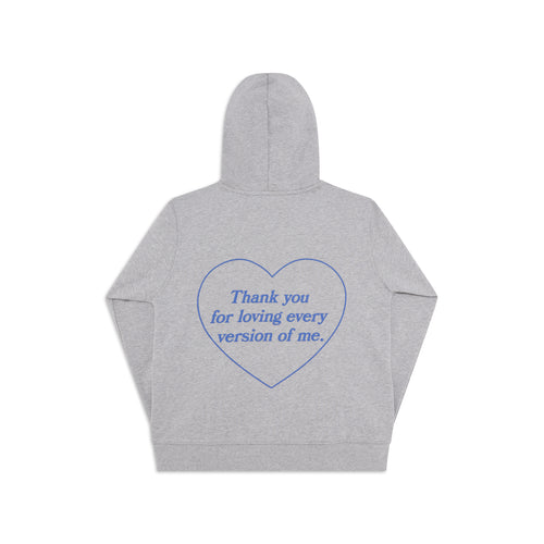 Oversize Love Hoodie Grey